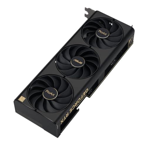 Asus ProArt OC GeForce RTX 4070 Ti SUPER 16GB GDDR6X Black / Gold image