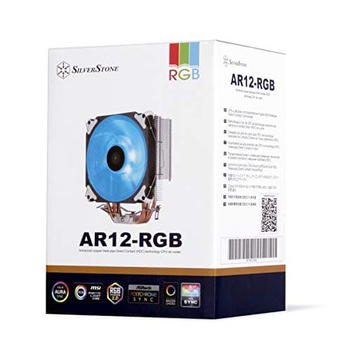 Silverstone AR12 Air RGB 154mm Silver / Black image