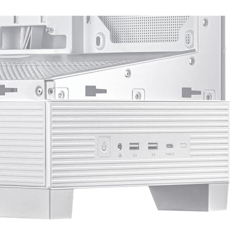 Asus A31 ATX Mid Tower White with Tempered Glass Side Panel and USB 3.2 Gen 1 Type-A Front Panel image