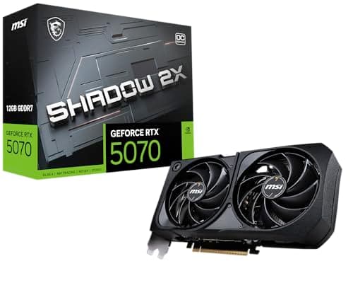 MSI SHADOW 2X OC GeForce RTX 5070 12 GB BLACK main image