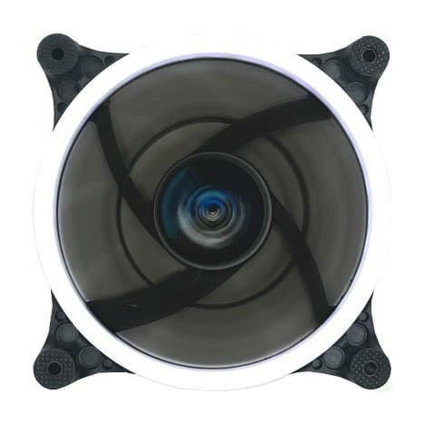 Apevia C 120mm Black / White White LED 5-Pack image