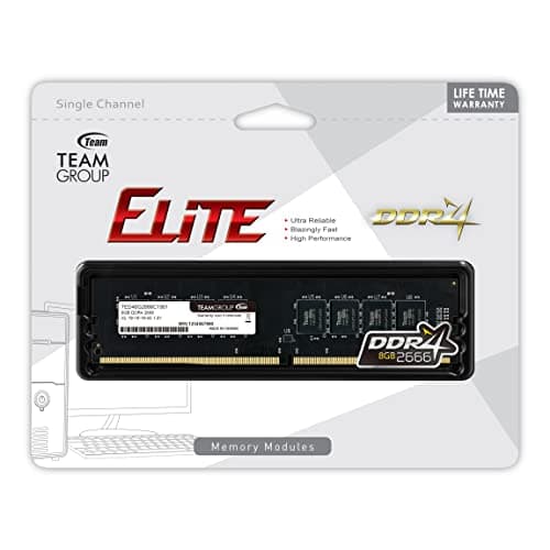 TEAMGROUP Elite Black DDR4-2666 CL19 8GB (1x8GB) image