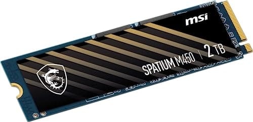 MSI SPATIUM M450 2TB M.2-2280 SSD PCIe 4.0 X4 NVMe image