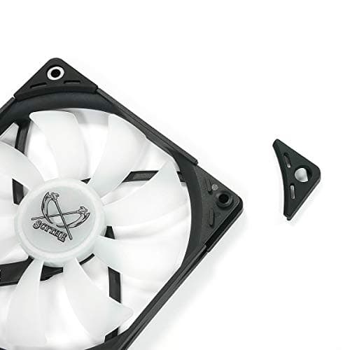 Scythe Kaze Flex Slim 120mm Black / White PWM RGB image