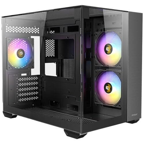 Antec CX600M Trio ARGB Micro ATX Mini Tower Black Tempered Glass image