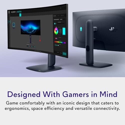 Dell Alienware AW3425DW 34.2" 1440p 240Hz QD-OLED Curved Monitor image