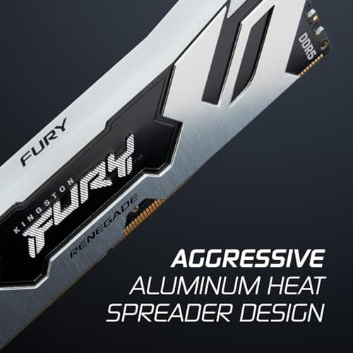 Kingston Fury Renegade RGB Silver / Black DDR5-6000 CL32 32GB (2x16GB) image
