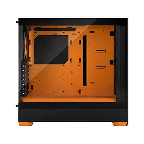 Fractal Design Pop Air ATX Mid Tower Orange / Black Tempered Glass Side Panel image