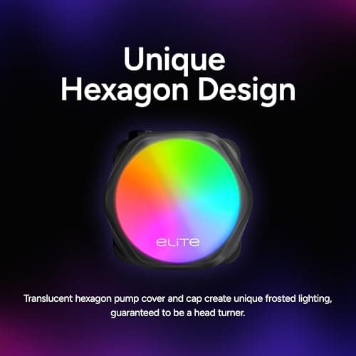 Cooler Master Elite 84.2 CFM Water 360mm Black image