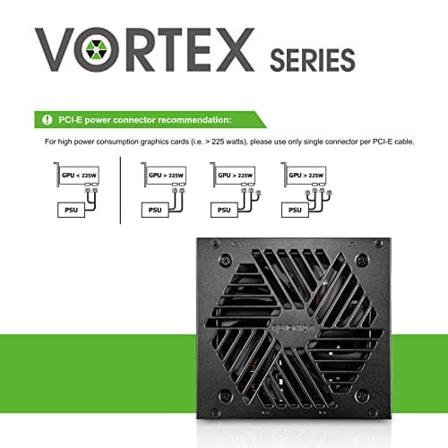 Raidmax Vortex Black ATX 600W Non-Modular 80+ Gold Certified image