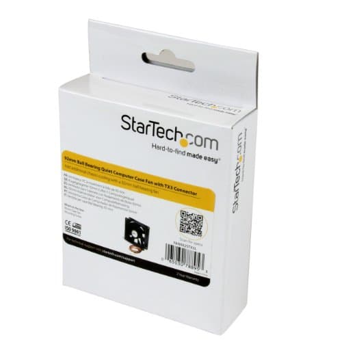 StarTech FAN9X25TX3L 92mm Black 31.84 CFM 1-Pack image