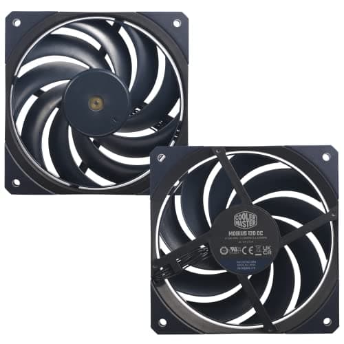 Cooler Master Mobius OC 120mm Blue / Black PWM 88.1 CFM image