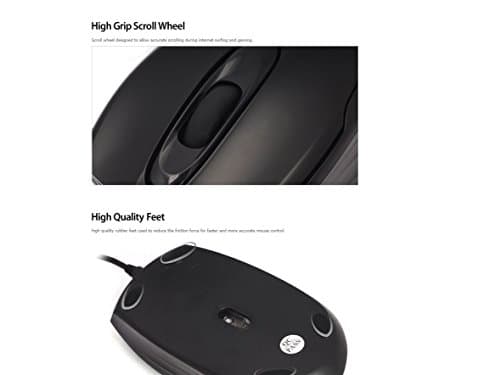 Zalman ZM-K380 Combo Wired Standard Keyboard with Laser Mouse image