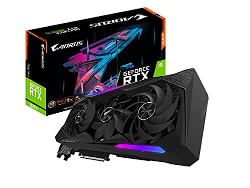 Gigabyte AORUS MASTER GeForce RTX 3070 Ti 8GB GDDR6X Black image