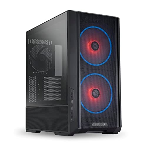 Lian Li LANCOOL 216 EATX Mid Tower Black Tempered Glass Side Panel RGB w/Controller main image
