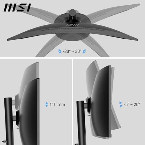 MSI Modern MD342CQP 34" 3440x1440 120Hz VA Curved Monitor image