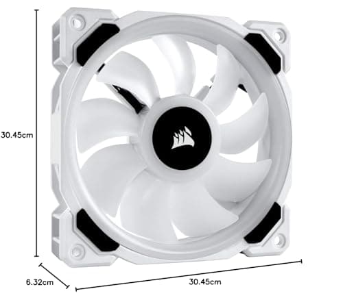 Corsair LL120 120mm RGB PWM 63 CFM White 1-Pack image