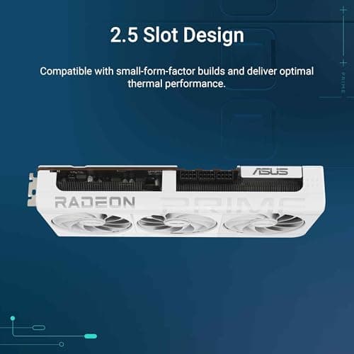 ASUS Prime Radeon RX 9070 XT White OC Edition 16GB GDDR6  image