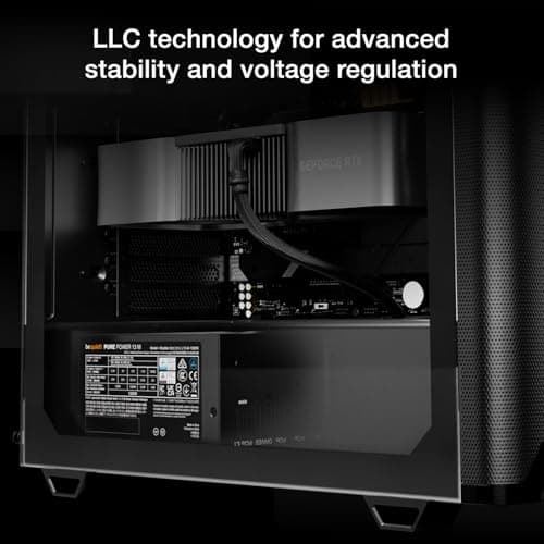 be quiet! Pure Power 13 M Fully Modular ATX Power Supply - 1000 Watts ATX 3.1 - Black image