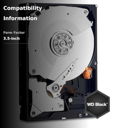 Western Digital Black 6TB HDD 3.5" SATA 7200RPM image