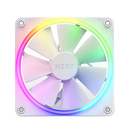 NZXT F120 RGB 120mm White RGB PWM 78.86 CFM 3-Pack image