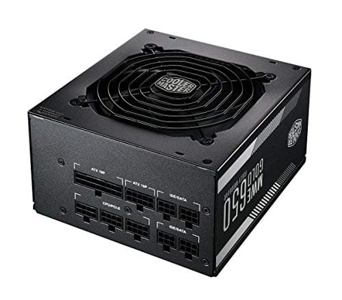 Cooler Master MWE Gold Black 650W Fully Modular 80+ Gold image