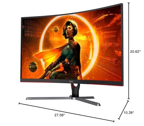 AOC CQ32G3SE 31.5" 1440p 165Hz VA Curved Monitor image