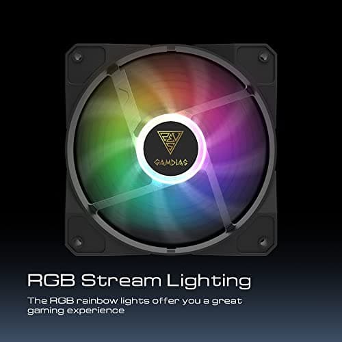 GAMDIAS AURA GL360 Water 360mm 66.7 CFM Black image