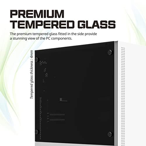 Zalman S5 ATX Mid Tower White / Black Tempered Glass image