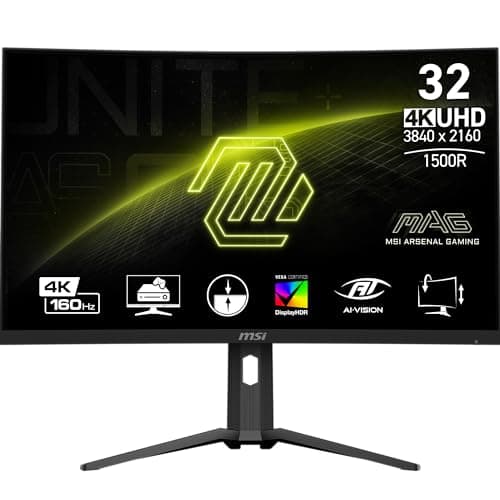 MSI MAG 321CUP 31.5" 4K 160Hz VA Curved Monitor image