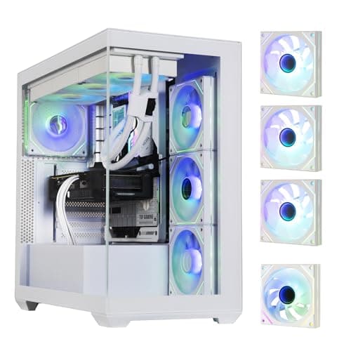 BitFenix CETO300 ATX Mid Tower White with Tempered Glass Side Panel and USB 3.2 Gen 2 Type-C USB 3.2 Gen 1 Type-A main image