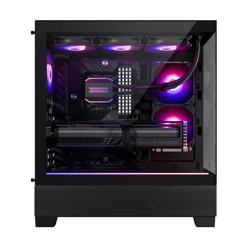 Phanteks XT View ATX Mid Tower Black Tempered Glass Side Panel image