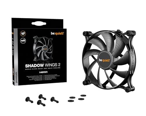 be quiet! Shadow Wings 2 49.8CFM 140mm Black PWM 1-Pack image