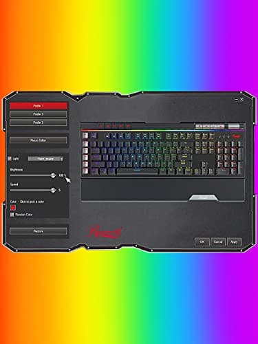 Rosewill BLITZ K50 RGB RGB Wired Outemu Blue Gaming Keyboard image