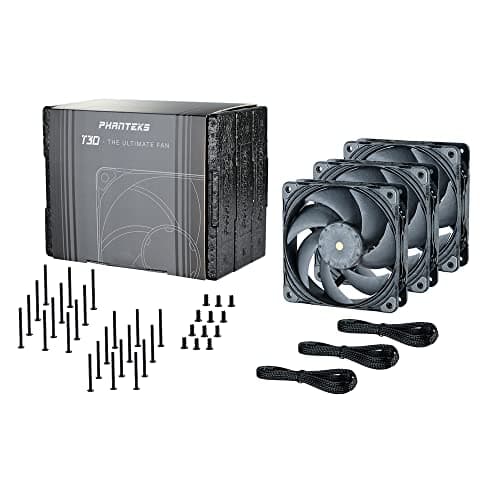 Phanteks PH-F120T30 120mm Black / Gray PWM 3-Pack image