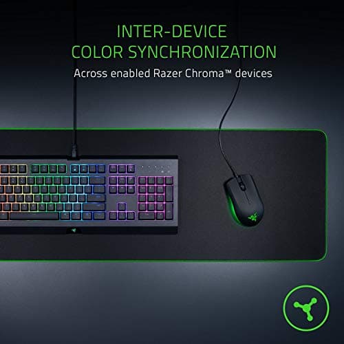 Razer Abyssus Essential: True 7,200 DPI Optical Sensor - 3 Hyperesponse Buttons - Powered by Razer Chroma - Ambidextrous Ergonomic Gaming Mouse (Renewed) image