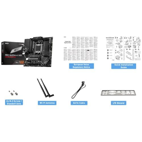 MSI B650 PRO B650M-A WIFI AM5 DDR5 Micro ATX image