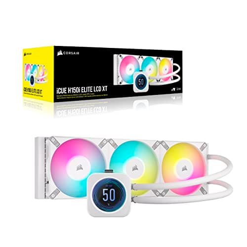 Corsair iCUE H150i ELITE LCD XT Water 360mm White / Gray image