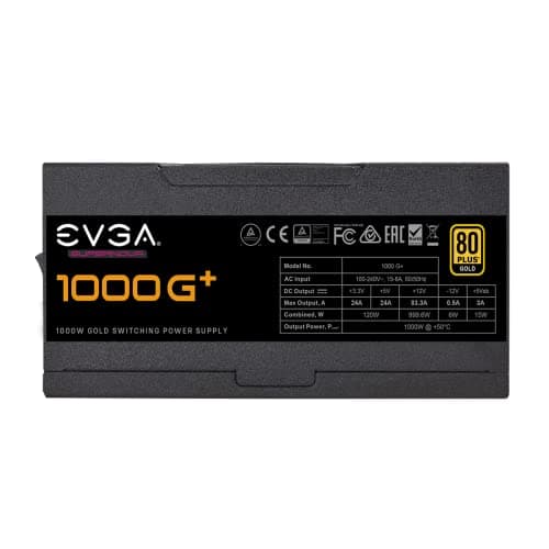 EVGA SuperNOVA 1000 G+ 1000 W 80+ Gold Certified Fully Modular ATX image