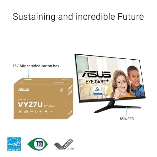 Asus Eye Care VY27UQ 27" 4K 60Hz IPS Monitor image