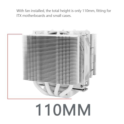 Thermalright Peerless Assassin 90 SE Air 110mm 32.77 CFM White / Silver image