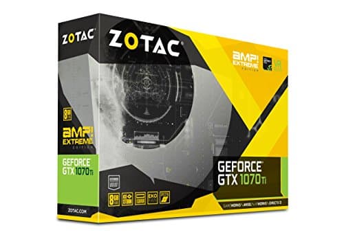 Zotac AMP Extreme GeForce GTX 1070 Ti 8GB GDDR5 Black/Yellow image