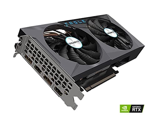 Gigabyte EAGLE OC GeForce RTX 3060 Ti 8GB GDDR6X Black / Silver image