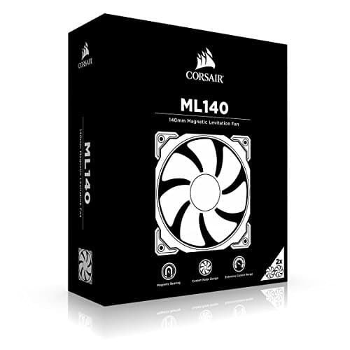 CORSAIR ML140, 140mm Premium Magnetic Levitation Fan (2-Pack) image