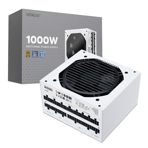 Vetroo GV1000 ATX 1000W Fully Modular 80+ Gold Certified image