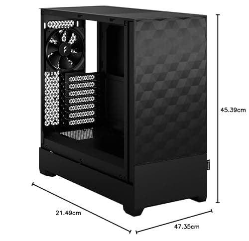 Fractal Design Pop Air ATX Mid Tower Black with Tempered Glass Side Panel and USB 3.2 Gen 1 Type-A image