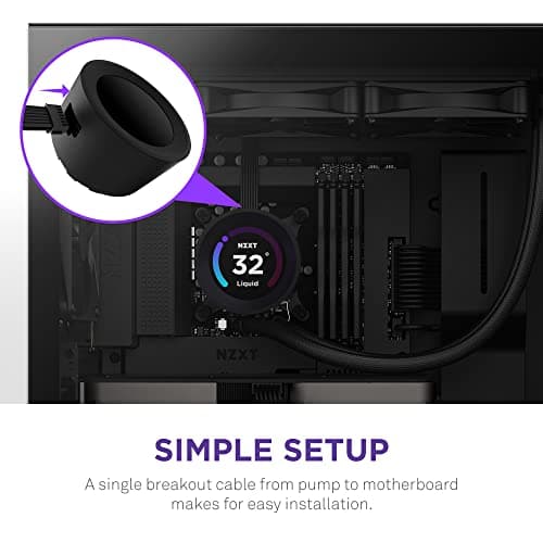 NZXT Kraken Elite Water 280mm 99.68 CFM Black image