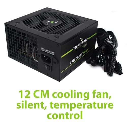 Tecnoware Free Black Silent 500W Non-Modular image