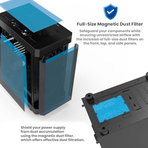 Zalman i4 ATX Mid Tower Black Mesh Side Panel, USB 3.2 Gen 1 & USB 2.0 Front Panel image