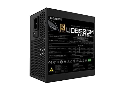 Gigabyte UD850GM PG5 (rev. 2.0) 850 W 80+ Gold Certified Fully Modular ATX image
